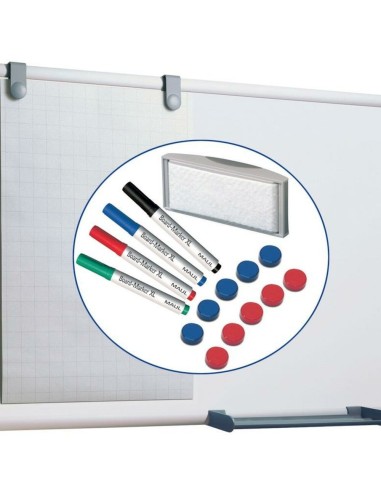 Whiteboard juego completoH 900 x B 1200 mm