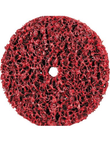 Disco de limpieza grueso 100x13 mm rojo FORUM