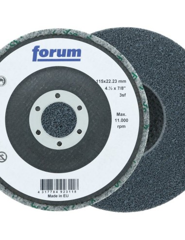 Disco comp. fibra vidrio 115 x 22,23 mm 3sf FORUM