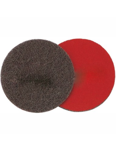 Disco abrasivo de vellón con velcro 115mm K100 cor