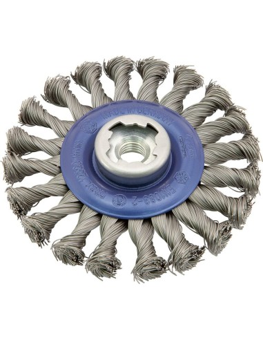 Cepillo circular X-LOCK acero trenzado 125x mm osb